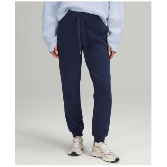 lululemon athletica Pants - Lululemon Scuba High Rise Jogger Navy Size 8